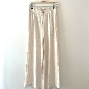 Cream Wide Leg‎ Pants